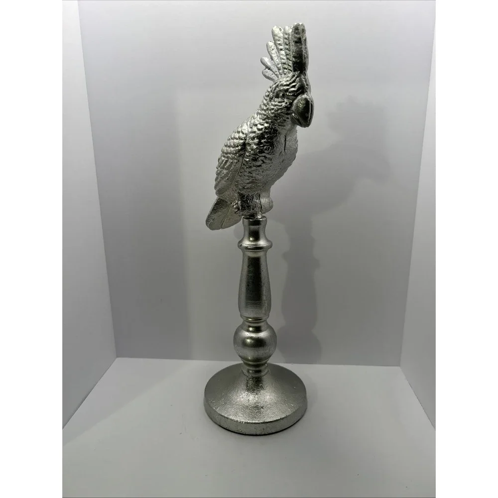 Grace Mitchell Parrot On A Stand Figurine 13.5 